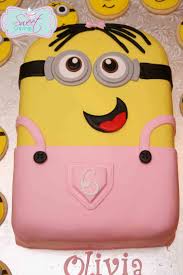 Minions cake design for girls. Pink Girl Minion Cake Minion Birthday Party Minion Birthday Girl Minion