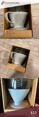 Make sure to saturate all the grounds. Oxo Starbucks Pour Over Coffee Maker Nib Pour Over Coffee Maker Pour Over Coffee Coffee Kitchen