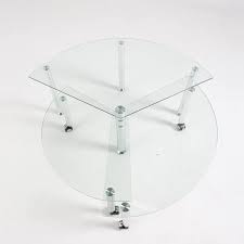 Nest of tables 2 3 table units wood living room side lamp coffee furniture. Shine Round Functional 3 Tier Coffee Table Overstock 6233848