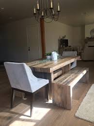 This post contains affiliate links, which means i may receive a commission if you make a. 72 West Elm Reclaimed Wood Dining Table Plus 2 Benches 2 Upholstered Dinning Chairs For Sale In Ramona Ca Offerup