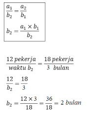 Perbandingan Rumus Perbandingan Senilai Berbalik Cara Menghitung