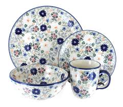 Maybe you would like to learn more about one of these? Amazon Com Blue Rose Polish Pottery Carnival 16 Pc Dinnerware Set Dinnerware Sets