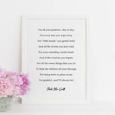 Personalised Thank You Teacher Poem Print Hardtofind Owing to this, it's only natural to lose loved ones over one's lifetime. personalised thank you teacher poem print