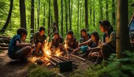 Wild Wednesday - Camp Skills, Shelter Building and Fire Safety
