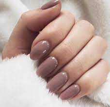Dusty Pink Nails Dustypink Pinterest Megglou Mauve Nails Prom Nails Simple Fall Nails