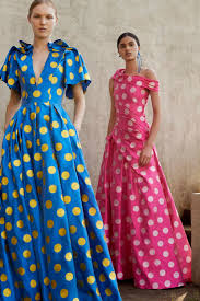 We go to the show and everybody's there. Carolina Herrera Resort 2018 Fashion Show Best Party Dresses Fashion Fashion Week