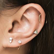 Maison Miru Jewelry On Instagram Gaia Crystal Stud Crystal Huggie Pave Pyramid Stud Whisper Open Hoop Maisonm Pyramid Studs Jewelry Crystal Stud