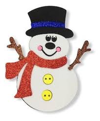 Figura Navidena De Mono De Nieve En Fomi Tamano Mediano Mercadolibre