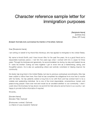 This letter is necessary to promote the applicant's. 36 Free Immigration Letters Character Reference Letters For Immigration