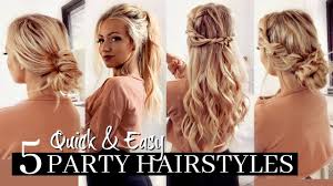 Our team is working on the selection of the image without the. 5 Quick Easy Party Hairstyles Heatless Youtube