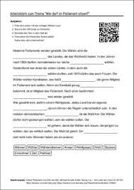Arbeitsblatt Mit Luckentext Zum Thema Wer Darf Im Parlament Sitzen In 2020 Arbeitsblatter Unterricht Schule Arbeit