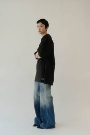 KnuthMarf】bell bottom denim pants-xs KnuthMarf】bell bottom denim pants-xs  bell bottom denim
