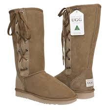 Tall Lace Up Ugg Boots