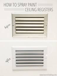 Lights Registers In 2020 Painted Ceiling How To Clean Metal Ceiling