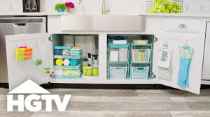 This kitchen project can be used to organize your bakeware, cutting boards, tupperware or anything else you can organize. Organize Your Kitchen With Dollar Store Supplies Hgtv Youtube
