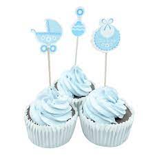 Add a diy toppings bar for even more fun. 18pcs Baby Shower Cupcake Toppers Pick Baby Shower Favors Party Supplies Decorations Its A Boy Girl Blue Pink Game Game Game Game Pinkgame Girl Aliexpress