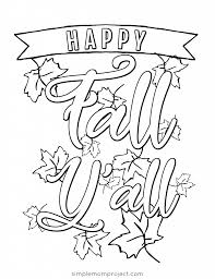 Turn black and white pictures to color in seconds. Free Printable Fall Coloring Pages Simple Mom Project