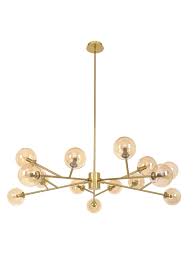 ： does not apply ， ean: Orion 15 Light Pendant In Brass Amber Beacon Lighting