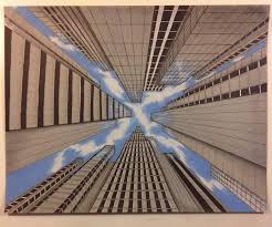 Perspective Birds Eye View Drawing Of Buildings Make It Pop With Perspective One Point Perspective Drawing Perspective Art Perspective Drawing One Point Perspective