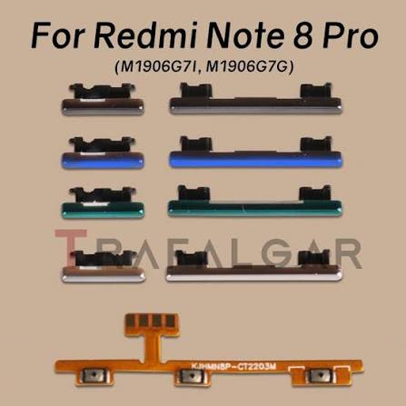 REDMI BUTTONS AND SWITHES - NOTE 8 PRO 