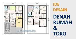 Jangan lupa, denah di atas dibuat oleh arsiteknya untuk keluarga di amerika. Denah Rumah Dan Toko Minimalis Rhdesainrumah
