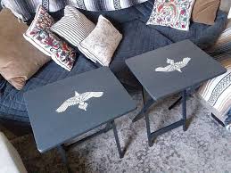 Compare prices on popular products in home furniture. Easy Stenciled Tv Trays Step By Step Instructions