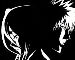 Black And White Vector Art Anime Vector Black And White Bleach Kurosaki Ichigo Vector Kuchiki Rukia Anime 1280x1024 Wallpaper High Quality Wallpapers High Definition Wallpapers Animasi