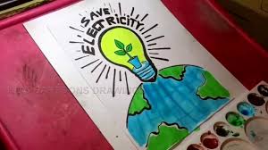 How To Draw Save Electricity Drawing