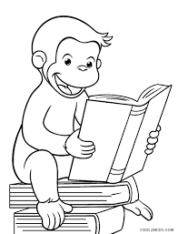 Curious george is the main character of a series of popular children's books and tv episodes of the same name. Free Printable Curious George Coloring Pages For Kids