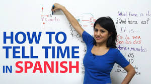 How To Tell Time In Spanish Youtube