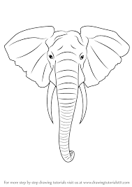 Learn How To Draw An Elephant Head Zoo Animals Step By Step Drawing Tutorials See more ideas about elephant, elephant face drawing, elephant face. learn how to draw an elephant head zoo