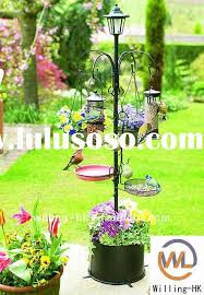 Bird Bath Feeder With Solar Light And Planter Lamp Post With Planter Base Bird Feeding Station With Solar Light And Planter For Sale Price Backyard Birds Sanctuary Bird Feeding Station Bird Feeders