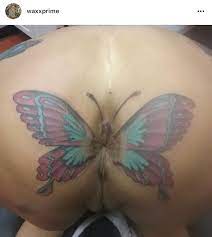 Butterfly tattoo anal