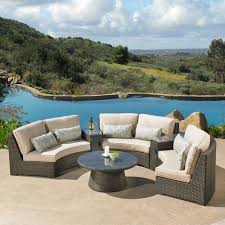 Product Deep Seating Deep Seated Sectional Outdoor Spaces