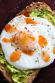 Avocado Toast With Sunny Side Egg Recipe Egg Free Recipes Nutritious Breakfast Avocado Recipes