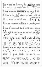Your Song Elton John Wade Just Brought This Record Home Yesterday And We Danced In The Kitchen To Your Song Elton John Elton John Lyrics Song Lyric Quotes