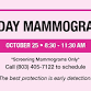  Saturday Mammogram Day  event image