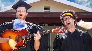 The Graduation Song A Music Video Wake Up Call For Graduating Seniors By Rhett Link Rhett And Link Graduation Songs Good Mythical Morning