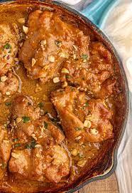 This easy chicken satay recipe features a potent marinade of red curry paste and coconut, chicken seared to perfection, and served up with peanut sauce. Baked Thai Peanut Chicken Dinner Then Dessert