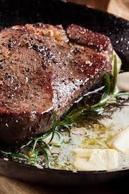 Pan Seared Butter Basted Rosemary Steak Recipe Cheap Steak Rosemary Steak Cooking The Best Steak