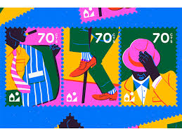 Maison Tangible On Behance Postage Stamp Design Graphic Artist Designer Graphic Design Illustration