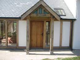 Foreverredwood.com has been visited by 10k+ users in the past month Front Door Roof Designs Front Door Canopy House With Porch Front Door Canopy With Pillars Timber Frame Building