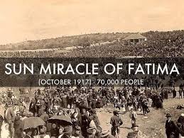 The Sun Miracle of Fatima - October 13, 1917. Our Lady of the Most ...