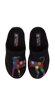 Womens Haflinger Dog Slipper Size 11us 42eu Black In