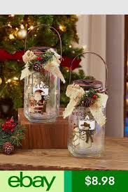 Ornaments Home Garden Ebay Christmas Jars Christmas Mason Jars Jar Crafts