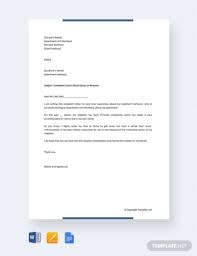 Here are examples for each one of those: 10 Best Tenant Complaint Letter Examples Templates Download Now Examples