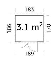 Adding them together, when with a common denominator, means just adding the numerator (number above the stroke) values together and retaining the same denominator. Gerateschuppen Leif Kleiner Praktischer Gerateschuppen Mit 3 1 M2 Polhus