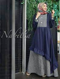 Model Baju Gamis Katun Toyobo Terbaru Model Pakaian Model Baju Muslim