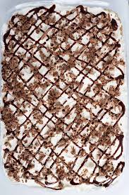 So, grab the chocolate and a spatula and get started. Chocolate Lasagna