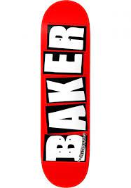 Popular brands include chocolate, enjoi, and real. Brand Logo Baker Skateboard Decks In Red White Titus